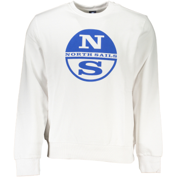 NORTH SAILS MEN'S WHITE SWEATSHIRT