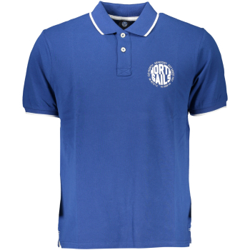 NORTH SAILS MEN'S BLUE SHORT SLEEVED POLO SHIRT