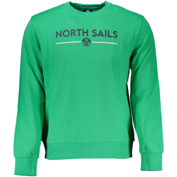 NORTH SAILS GREEN MEN'S SWEATSHIRT