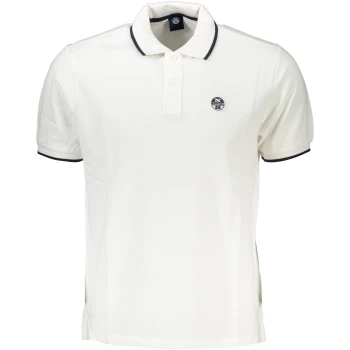 NORTH SAILS MEN'S WHITE SHORT SLEEVED POLO SHIRT