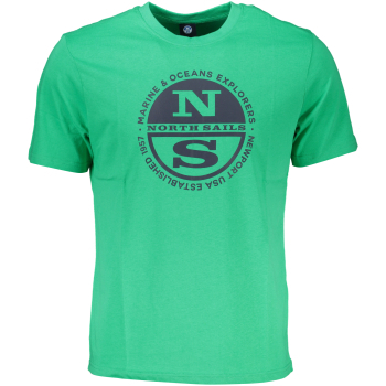 NORTH SAILS GREEN MEN'S T-SHIRT