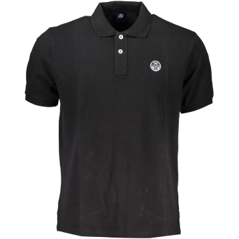 NORTH SAILS MEN'S BLACK SHORT SLEEVED POLO SHIRT