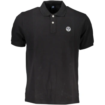 NORTH SAILS MEN'S BLACK SHORT SLEEVED POLO SHIRT
