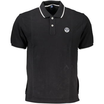 NORTH SAILS MEN'S BLACK SHORT SLEEVED POLO SHIRT