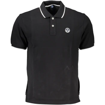 NORTH SAILS MEN'S BLACK SHORT SLEEVED POLO SHIRT