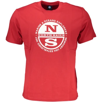 NORTH SAILS MEN'S RED T-SHIRT