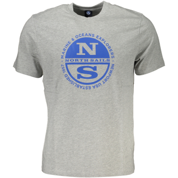 NORTH SAILS MEN'S GRAY T-SHIRT NORTH SAILS MEN'S GRAY T-SHIRT
