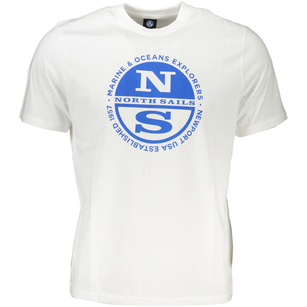 NORTH SAILS MEN'S WHITE T-SHIRT