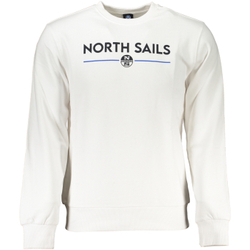 NORTH SAILS MEN'S WHITE SWEATSHIRT NORTH SAILS MEN'S WHITE SWEATSHIRT
