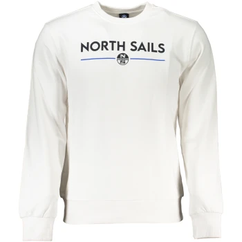 NORTH SAILS MEN'S WHITE SWEATSHIRT NORTH SAILS MEN'S WHITE SWEATSHIRT