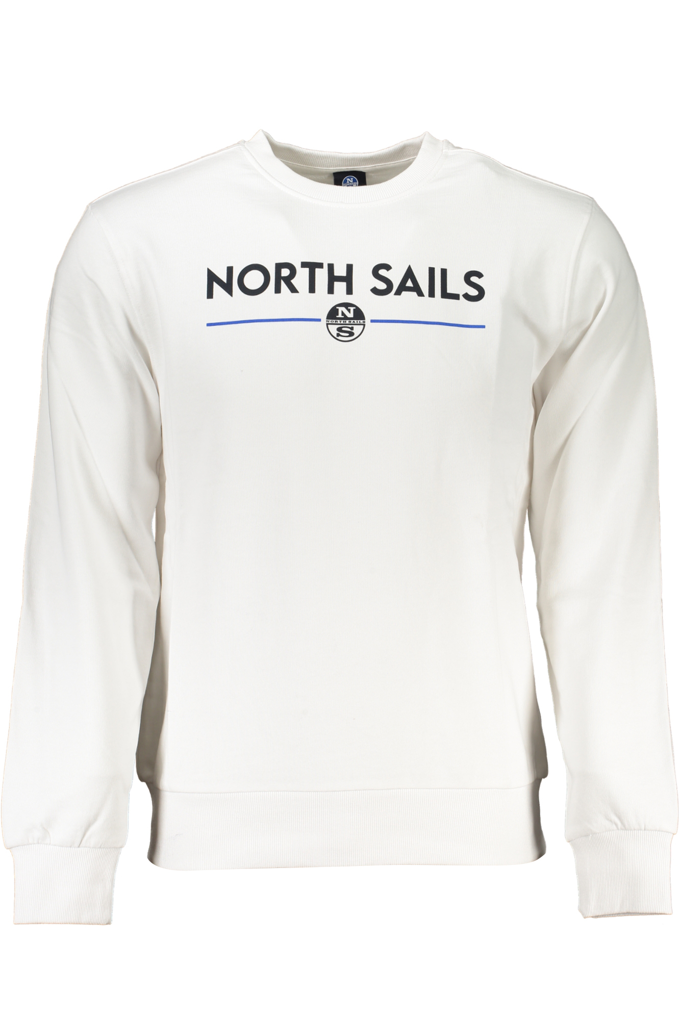 NORTH SAILS MEN'S WHITE SWEATSHIRT NORTH SAILS MEN'S WHITE SWEATSHIRT