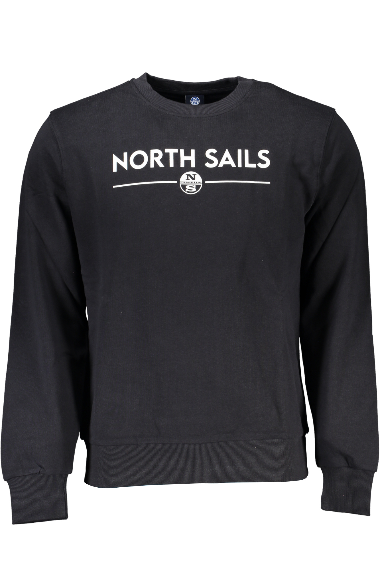 NORTH SAILS MEN'S BLACK SWEATSHIRT NORTH SAILS MEN'S BLACK SWEATSHIRT