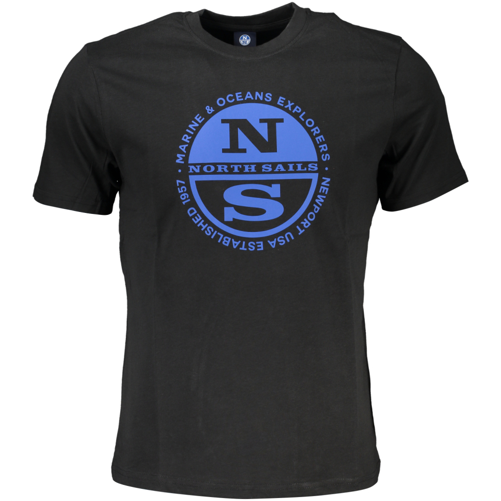 NORTH SAILS MEN'S BLACK T-SHIRT