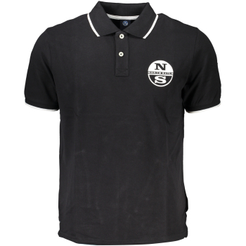 NORTH SAILS MEN'S BLACK SHORT SLEEVED POLO SHIRT NORTH SAILS MEN'S BLACK SHORT SLEEVED POLO SHIRT