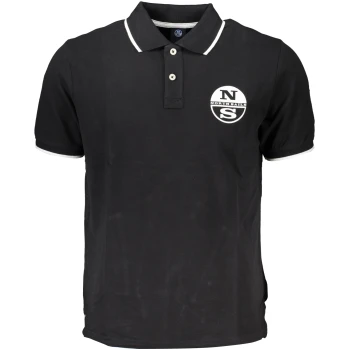NORTH SAILS MEN'S BLACK SHORT SLEEVED POLO SHIRT NORTH SAILS MEN'S BLACK SHORT SLEEVED POLO SHIRT