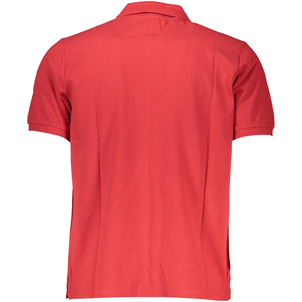 NORTH SAILS MEN'S RED SHORT SLEEVED POLO SHIRT