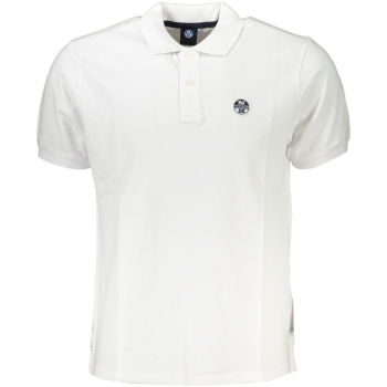 NORTH SAILS MEN'S WHITE SHORT SLEEVED POLO SHIRT NORTH SAILS MEN'S WHITE SHORT SLEEVED POLO SHIRT