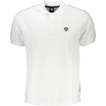 NORTH SAILS MEN'S WHITE SHORT SLEEVED POLO SHIRT NORTH SAILS MEN'S WHITE SHORT SLEEVED POLO SHIRT