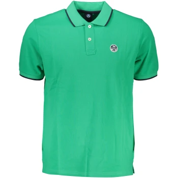 NORTH SAILS GREEN MEN'S SHORT SLEEVED POLO SHIRT NORTH SAILS GREEN MEN'S SHORT SLEEVED POLO SHIRT