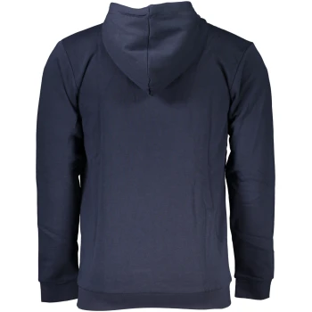 SERGIO TACCHINI MEN'S NAVY BLUE ZIPPED HOODIE SERGIO TACCHINI MEN'S NAVY BLUE ZIPPED HOODIE