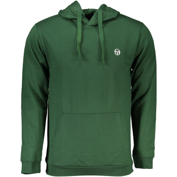 SERGIO TACCHINI MEN'S NAVY BLUE ZIPPED HOODIE