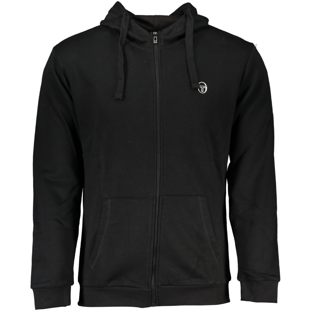 SERGIO TACCHINI MEN'S BLACK HOODIE