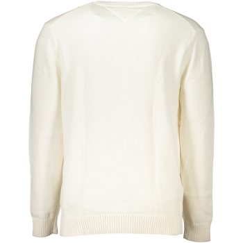 TOMMY HILFIGER MEN'S WHITE SWEATER