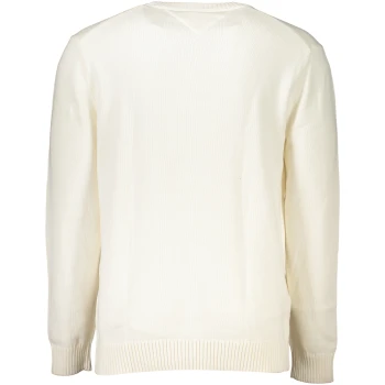 TOMMY HILFIGER MEN'S WHITE SWEATER