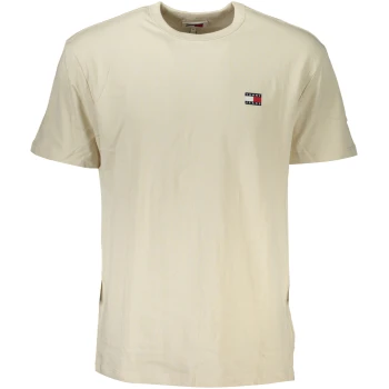 TOMMY HILFIGER MEN'S BEIGE T-SHIRT