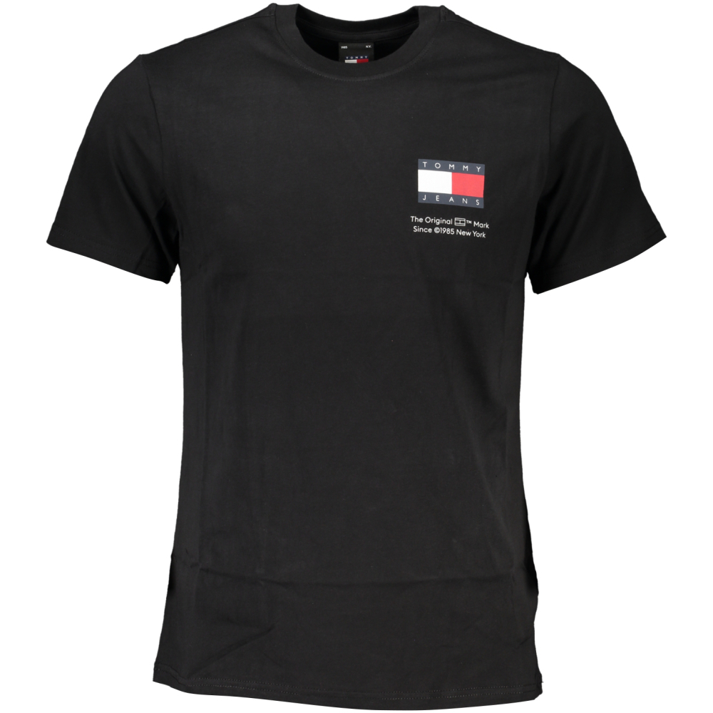 TOMMY HILFIGER MEN'S BLACK T-SHIRT