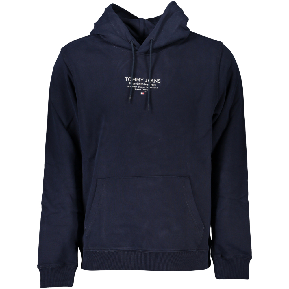 TOMMY HILFIGER MEN'S NAVY BLUE HOODIE