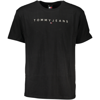 TOMMY HILFIGER MEN'S BLACK T-SHIRT