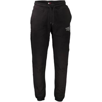 TOMMY HILFIGER MEN'S BLACK JOGGERS