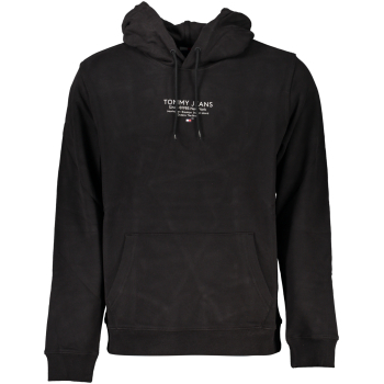TOMMY HILFIGER MEN'S BLACK HOODIE