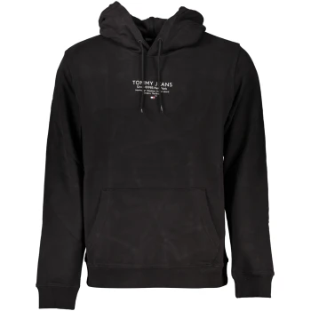 TOMMY HILFIGER MEN'S BLACK HOODIE