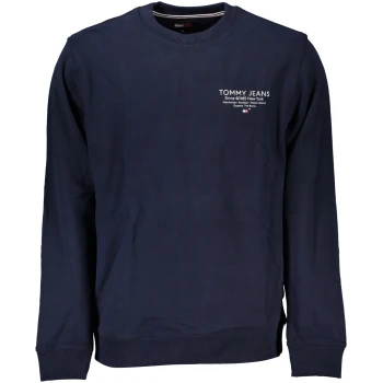 TOMMY HILFIGER MEN'S NAVY BLUE ORGANIC COTTON SWEATSHIRT