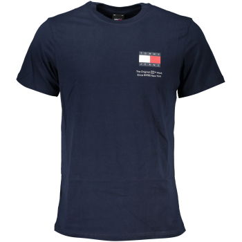 TOMMY HILFIGER MEN'S NAVY BLUE T-SHIRT