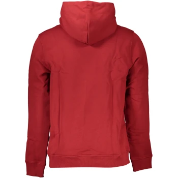 TOMMY HILFIGER MEN'S RED HOODIE