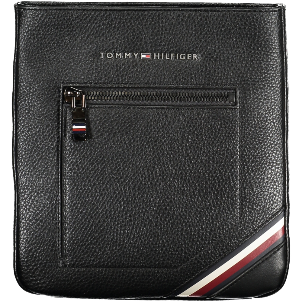 TOMMY HILFIGER MEN'S BLACK SHOULDER BAG