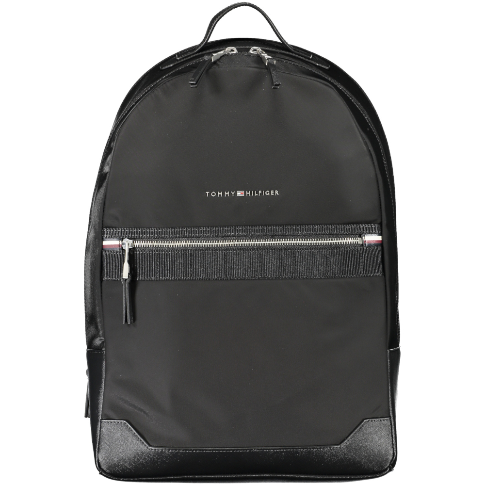 TOMMY HILFIGER MEN'S BLACK BACKPACK