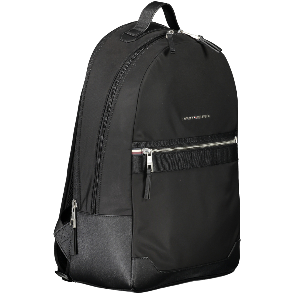 TOMMY HILFIGER MEN'S BLACK BACKPACK