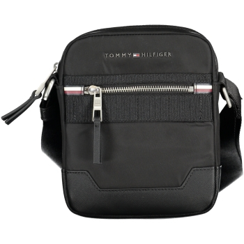TOMMY HILFIGER MEN'S BLACK SHOULDER BAG