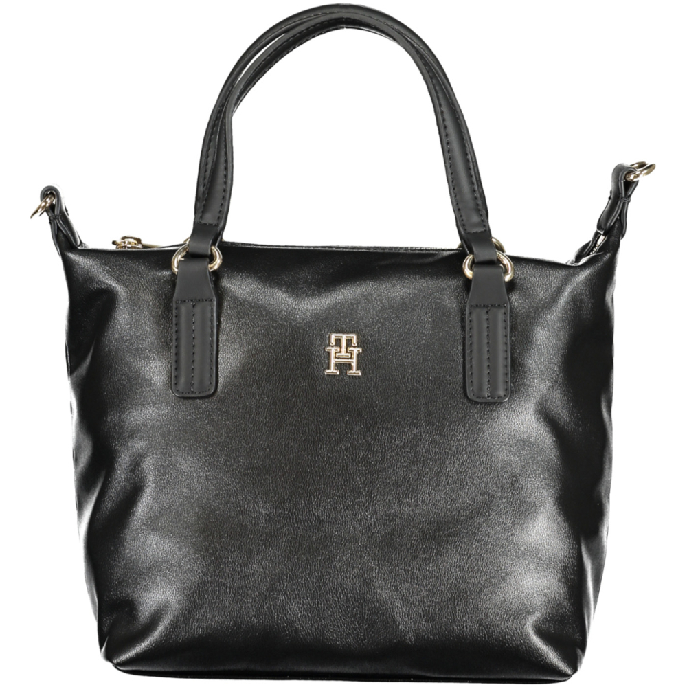 TOMMY HILFIGER BLACK WOMEN'S HANDBAG