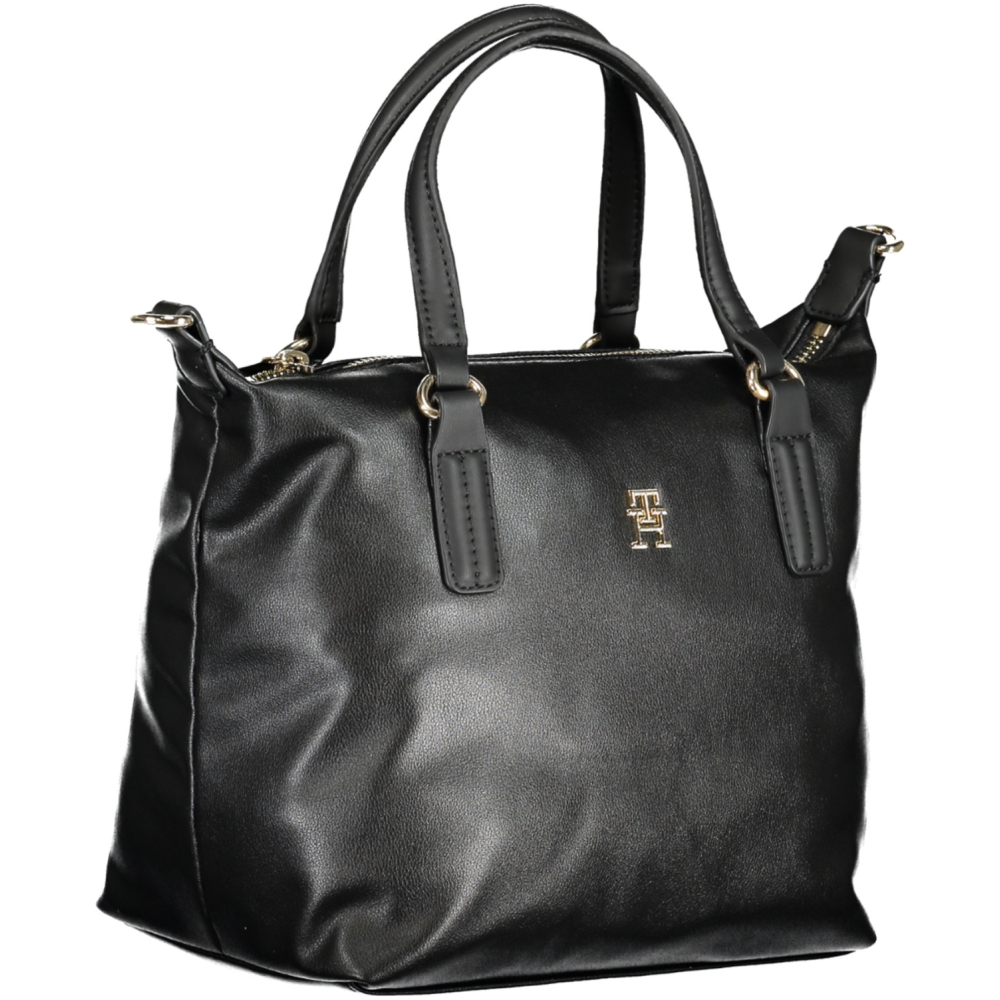 TOMMY HILFIGER BLACK WOMEN'S HANDBAG