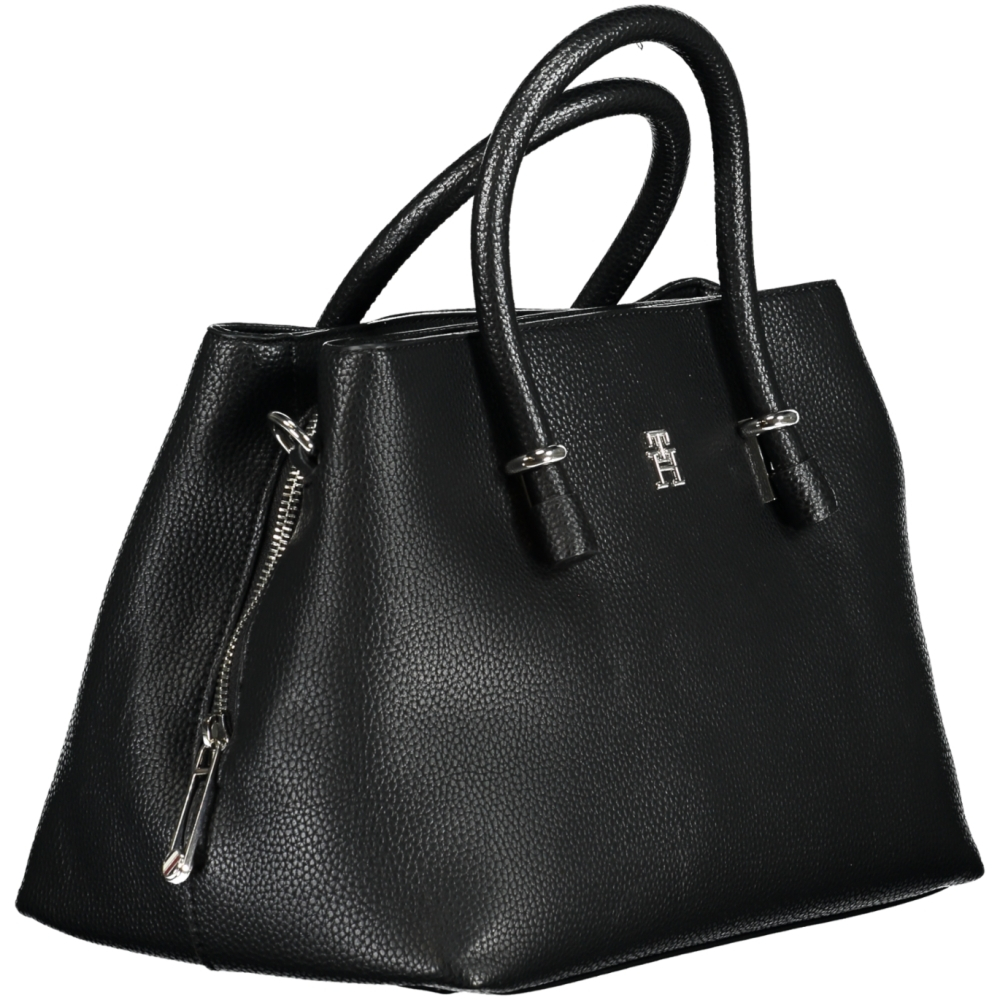 TOMMY HILFIGER BLACK WOMEN'S HANDBAG