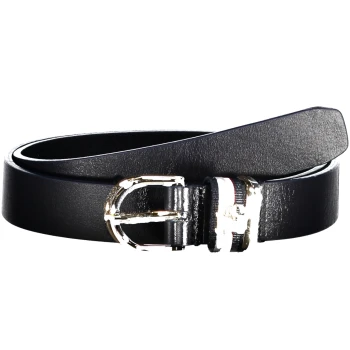 TOMMY HILFIGER WOMEN'S NAVY BLUE LEATHER BELT