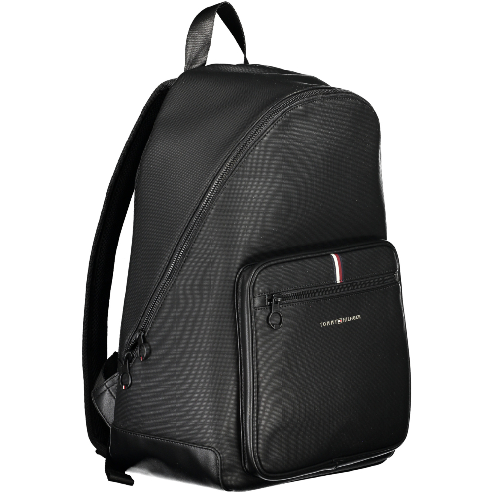 TOMMY HILFIGER MEN'S BLACK BACKPACK