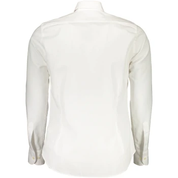 LA MARTINA MEN'S WHITE SLIM FIT SHIRT
