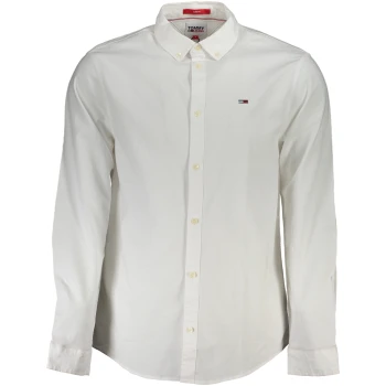 TOMMY HILFIGER MEN'S WHITE LONG SLEEVE SHIRT TOMMY HILFIGER MEN'S WHITE LONG SLEEVE SHIRT