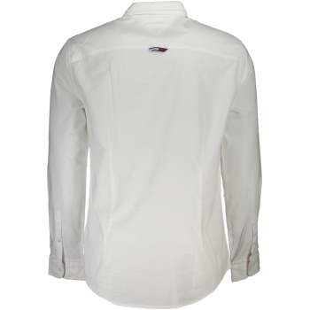 TOMMY HILFIGER MEN'S WHITE LONG SLEEVE SHIRT TOMMY HILFIGER MEN'S WHITE LONG SLEEVE SHIRT